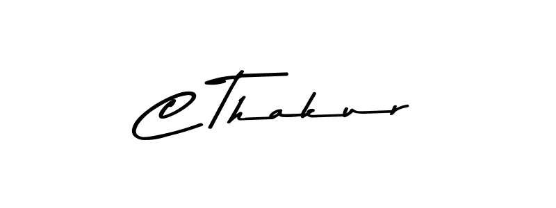 Design your own signature with our free online signature maker. With this signature software, you can create a handwritten (Asem Kandis PERSONAL USE) signature for name C Thakur. C Thakur signature style 9 images and pictures png