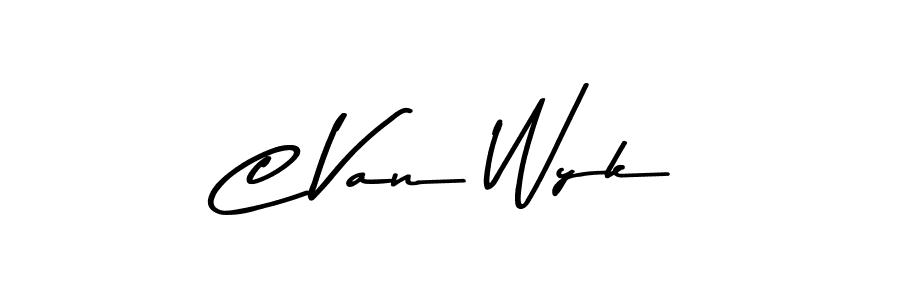 Here are the top 10 professional signature styles for the name C Van Wyk. These are the best autograph styles you can use for your name. C Van Wyk signature style 9 images and pictures png