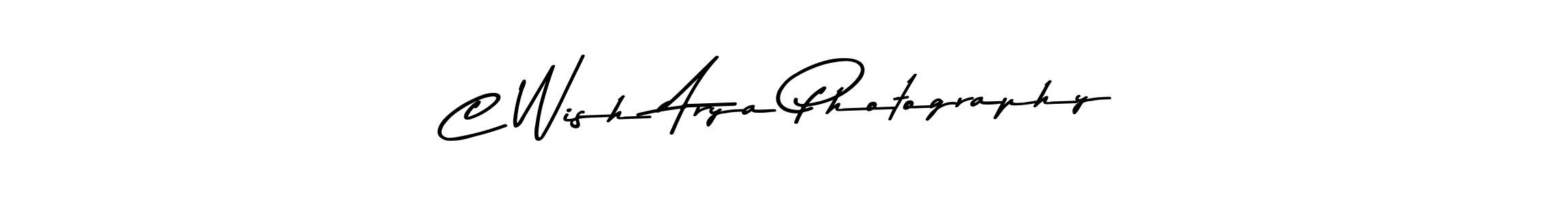 The best way (Asem Kandis PERSONAL USE) to make a short signature is to pick only two or three words in your name. The name C Wish Arya Photography include a total of six letters. For converting this name. C Wish Arya Photography signature style 9 images and pictures png