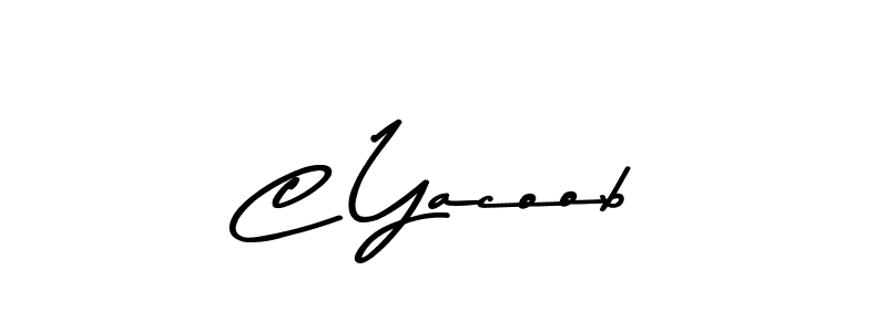 Asem Kandis PERSONAL USE is a professional signature style that is perfect for those who want to add a touch of class to their signature. It is also a great choice for those who want to make their signature more unique. Get C Yacoob name to fancy signature for free. C Yacoob signature style 9 images and pictures png