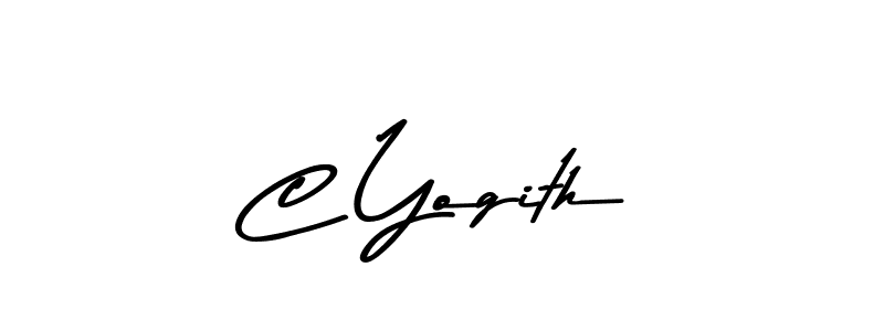 Asem Kandis PERSONAL USE is a professional signature style that is perfect for those who want to add a touch of class to their signature. It is also a great choice for those who want to make their signature more unique. Get C Yogith name to fancy signature for free. C Yogith signature style 9 images and pictures png