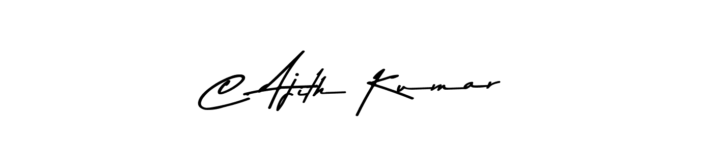 Also You can easily find your signature by using the search form. We will create C. Ajith Kumar name handwritten signature images for you free of cost using Asem Kandis PERSONAL USE sign style. C. Ajith Kumar signature style 9 images and pictures png