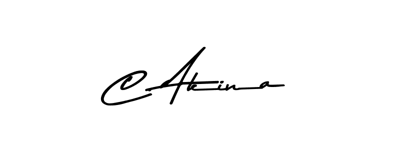 Asem Kandis PERSONAL USE is a professional signature style that is perfect for those who want to add a touch of class to their signature. It is also a great choice for those who want to make their signature more unique. Get C. Akina name to fancy signature for free. C. Akina signature style 9 images and pictures png