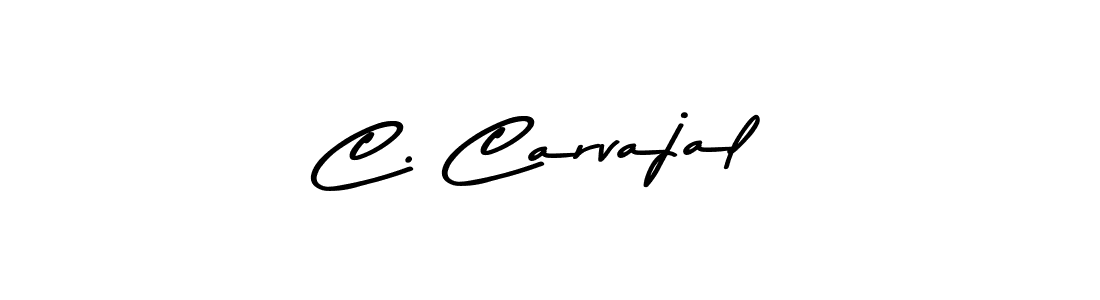 Design your own signature with our free online signature maker. With this signature software, you can create a handwritten (Asem Kandis PERSONAL USE) signature for name C. Carvajal. C. Carvajal signature style 9 images and pictures png