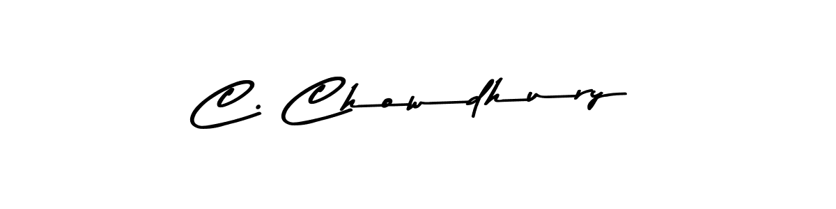 Use a signature maker to create a handwritten signature online. With this signature software, you can design (Asem Kandis PERSONAL USE) your own signature for name C. Chowdhury. C. Chowdhury signature style 9 images and pictures png
