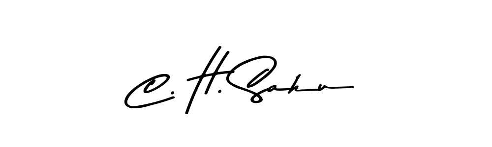 Create a beautiful signature design for name C. H. Sahu. With this signature (Asem Kandis PERSONAL USE) fonts, you can make a handwritten signature for free. C. H. Sahu signature style 9 images and pictures png