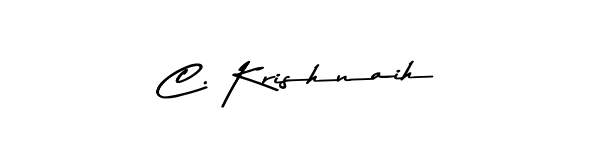 Also You can easily find your signature by using the search form. We will create C. Krishnaih name handwritten signature images for you free of cost using Asem Kandis PERSONAL USE sign style. C. Krishnaih signature style 9 images and pictures png