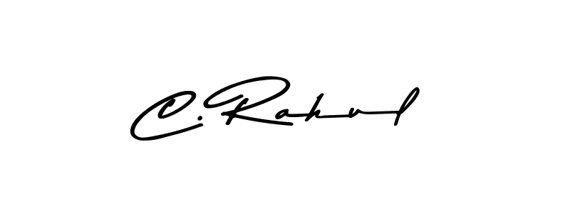 Also You can easily find your signature by using the search form. We will create C. Rahul name handwritten signature images for you free of cost using Asem Kandis PERSONAL USE sign style. C. Rahul signature style 9 images and pictures png