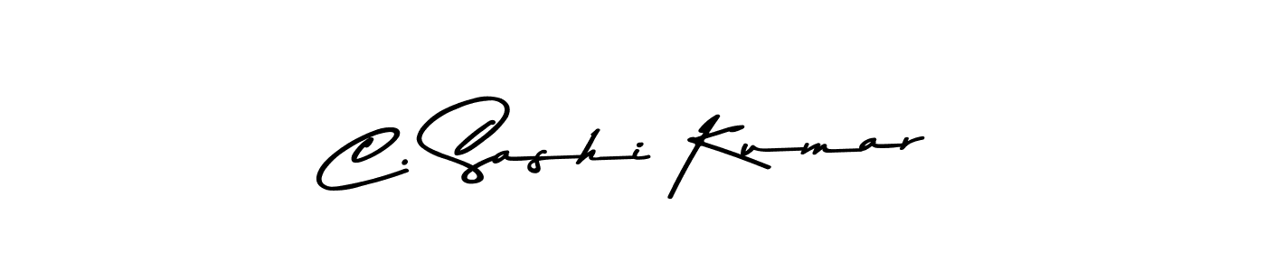 Create a beautiful signature design for name C. Sashi Kumar. With this signature (Asem Kandis PERSONAL USE) fonts, you can make a handwritten signature for free. C. Sashi Kumar signature style 9 images and pictures png