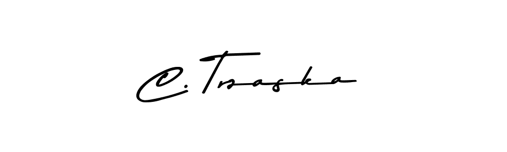 Asem Kandis PERSONAL USE is a professional signature style that is perfect for those who want to add a touch of class to their signature. It is also a great choice for those who want to make their signature more unique. Get C. Trzaska name to fancy signature for free. C. Trzaska signature style 9 images and pictures png