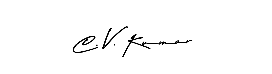 This is the best signature style for the C. V. Kumar name. Also you like these signature font (Asem Kandis PERSONAL USE). Mix name signature. C. V. Kumar signature style 9 images and pictures png