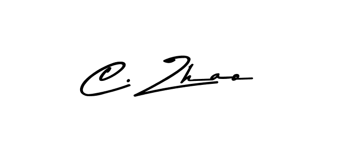 This is the best signature style for the C. Zhao name. Also you like these signature font (Asem Kandis PERSONAL USE). Mix name signature. C. Zhao signature style 9 images and pictures png