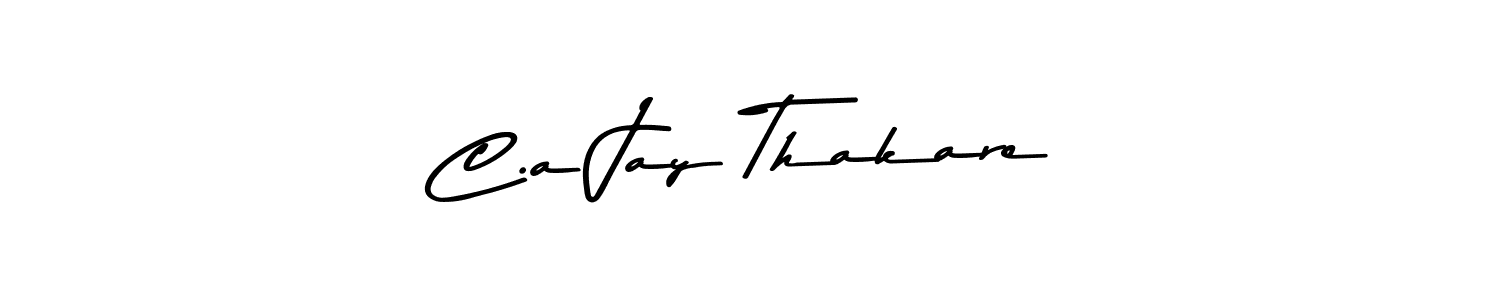 Also we have C.a Jay Thakare name is the best signature style. Create professional handwritten signature collection using Asem Kandis PERSONAL USE autograph style. C.a Jay Thakare signature style 9 images and pictures png