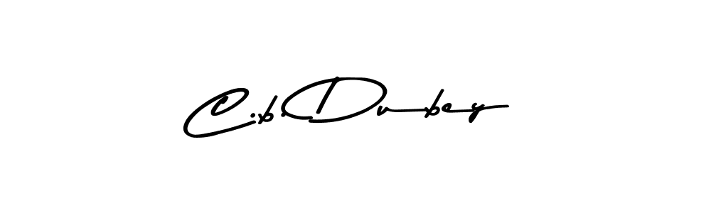 Use a signature maker to create a handwritten signature online. With this signature software, you can design (Asem Kandis PERSONAL USE) your own signature for name C.b. Dubey. C.b. Dubey signature style 9 images and pictures png