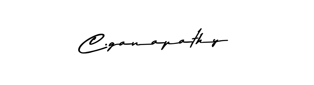 Use a signature maker to create a handwritten signature online. With this signature software, you can design (Asem Kandis PERSONAL USE) your own signature for name C.ganapathy. C.ganapathy signature style 9 images and pictures png