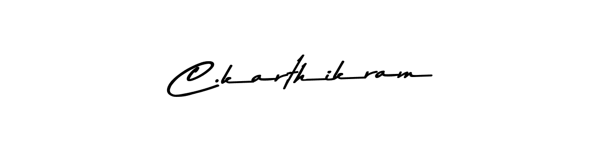 Use a signature maker to create a handwritten signature online. With this signature software, you can design (Asem Kandis PERSONAL USE) your own signature for name C.karthikram. C.karthikram signature style 9 images and pictures png