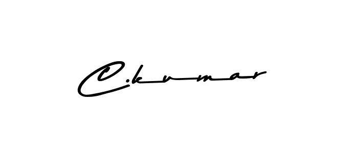 Design your own signature with our free online signature maker. With this signature software, you can create a handwritten (Asem Kandis PERSONAL USE) signature for name C.kumar. C.kumar signature style 9 images and pictures png