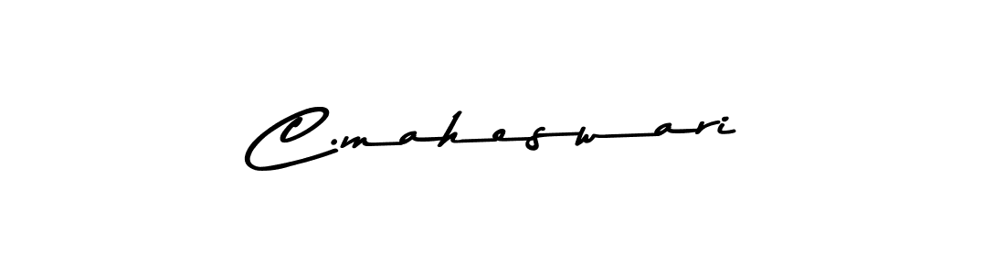 Make a beautiful signature design for name C.maheswari. With this signature (Asem Kandis PERSONAL USE) style, you can create a handwritten signature for free. C.maheswari signature style 9 images and pictures png