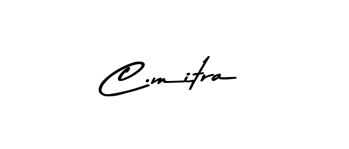 The best way (Asem Kandis PERSONAL USE) to make a short signature is to pick only two or three words in your name. The name C.mitra include a total of six letters. For converting this name. C.mitra signature style 9 images and pictures png