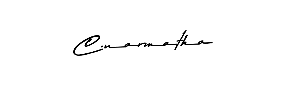 Use a signature maker to create a handwritten signature online. With this signature software, you can design (Asem Kandis PERSONAL USE) your own signature for name C.narmatha. C.narmatha signature style 9 images and pictures png