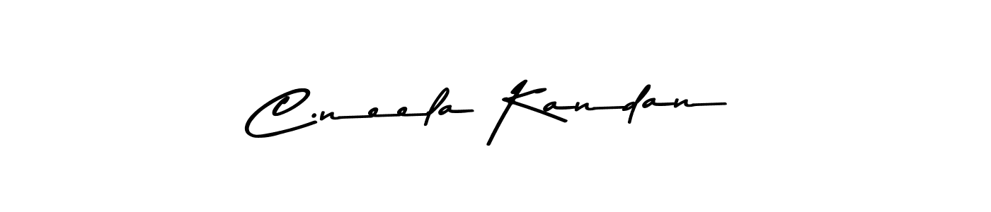 Similarly Asem Kandis PERSONAL USE is the best handwritten signature design. Signature creator online .You can use it as an online autograph creator for name C.neela Kandan. C.neela Kandan signature style 9 images and pictures png