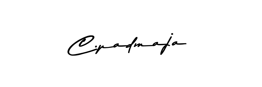 Create a beautiful signature design for name C.padmaja. With this signature (Asem Kandis PERSONAL USE) fonts, you can make a handwritten signature for free. C.padmaja signature style 9 images and pictures png