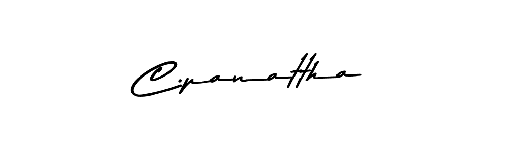 How to make C.panattha signature? Asem Kandis PERSONAL USE is a professional autograph style. Create handwritten signature for C.panattha name. C.panattha signature style 9 images and pictures png