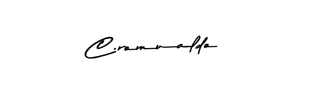 The best way (Asem Kandis PERSONAL USE) to make a short signature is to pick only two or three words in your name. The name C.romualdo include a total of six letters. For converting this name. C.romualdo signature style 9 images and pictures png