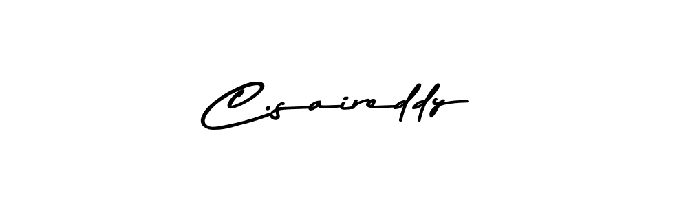 Design your own signature with our free online signature maker. With this signature software, you can create a handwritten (Asem Kandis PERSONAL USE) signature for name C.saireddy. C.saireddy signature style 9 images and pictures png
