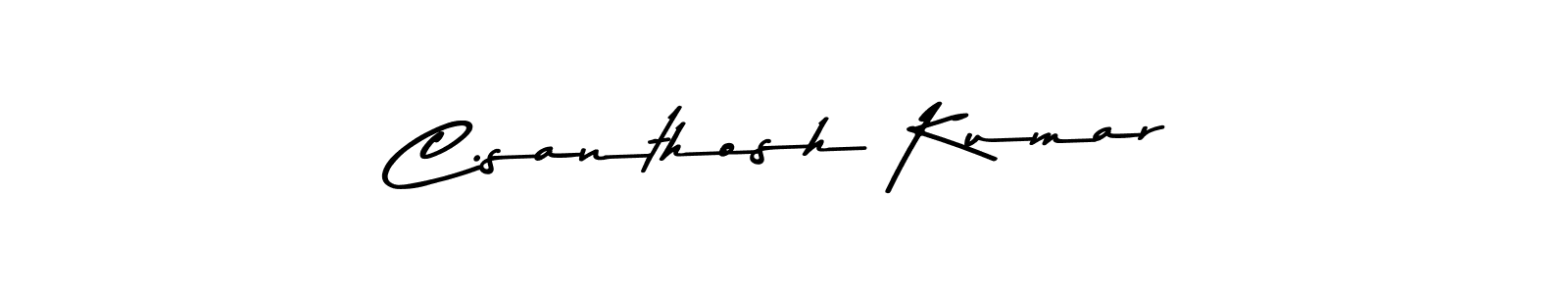 Similarly Asem Kandis PERSONAL USE is the best handwritten signature design. Signature creator online .You can use it as an online autograph creator for name C.santhosh Kumar. C.santhosh Kumar signature style 9 images and pictures png