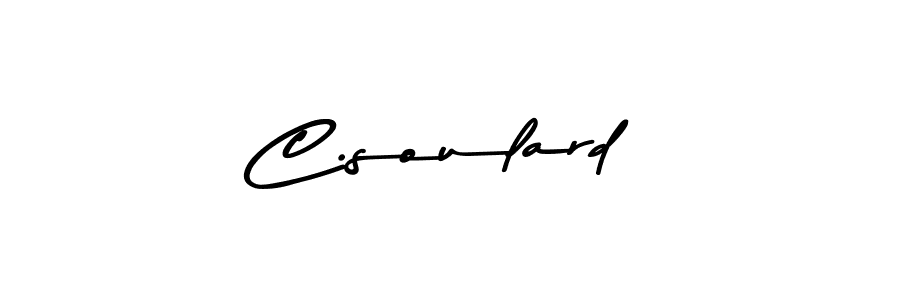 Also we have C.soulard name is the best signature style. Create professional handwritten signature collection using Asem Kandis PERSONAL USE autograph style. C.soulard signature style 9 images and pictures png