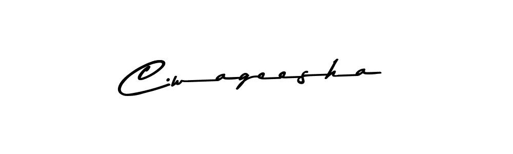 You should practise on your own different ways (Asem Kandis PERSONAL USE) to write your name (C.wageesha) in signature. don't let someone else do it for you. C.wageesha signature style 9 images and pictures png