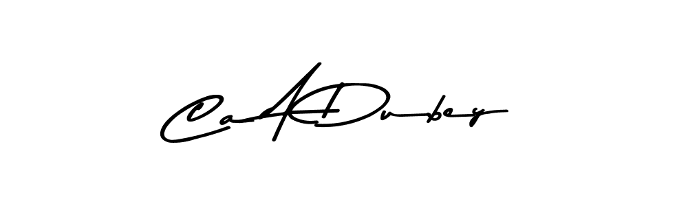 Design your own signature with our free online signature maker. With this signature software, you can create a handwritten (Asem Kandis PERSONAL USE) signature for name Ca A Dubey. Ca A Dubey signature style 9 images and pictures png