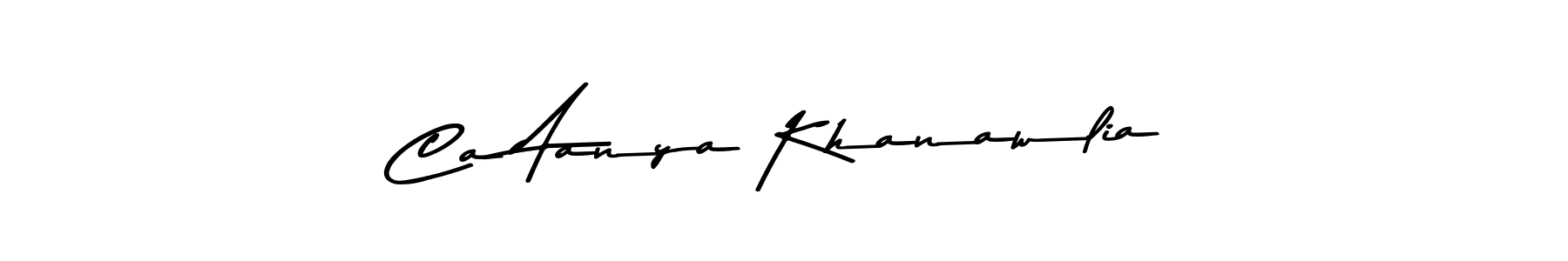 Make a beautiful signature design for name Ca Aanya Khanawlia. Use this online signature maker to create a handwritten signature for free. Ca Aanya Khanawlia signature style 9 images and pictures png