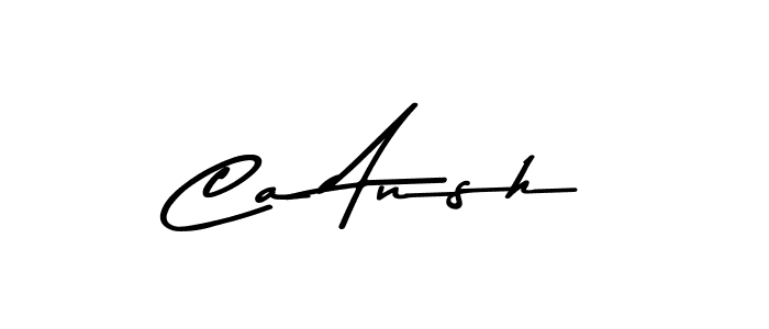 Create a beautiful signature design for name Ca Ansh. With this signature (Asem Kandis PERSONAL USE) fonts, you can make a handwritten signature for free. Ca Ansh signature style 9 images and pictures png