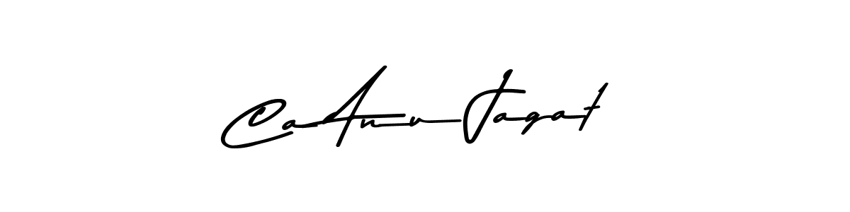 if you are searching for the best signature style for your name Ca Anu Jagat. so please give up your signature search. here we have designed multiple signature styles  using Asem Kandis PERSONAL USE. Ca Anu Jagat signature style 9 images and pictures png