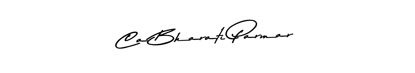 Similarly Asem Kandis PERSONAL USE is the best handwritten signature design. Signature creator online .You can use it as an online autograph creator for name Ca Bharati Parmar. Ca Bharati Parmar signature style 9 images and pictures png