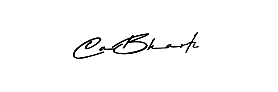 Design your own signature with our free online signature maker. With this signature software, you can create a handwritten (Asem Kandis PERSONAL USE) signature for name Ca Bharti. Ca Bharti signature style 9 images and pictures png