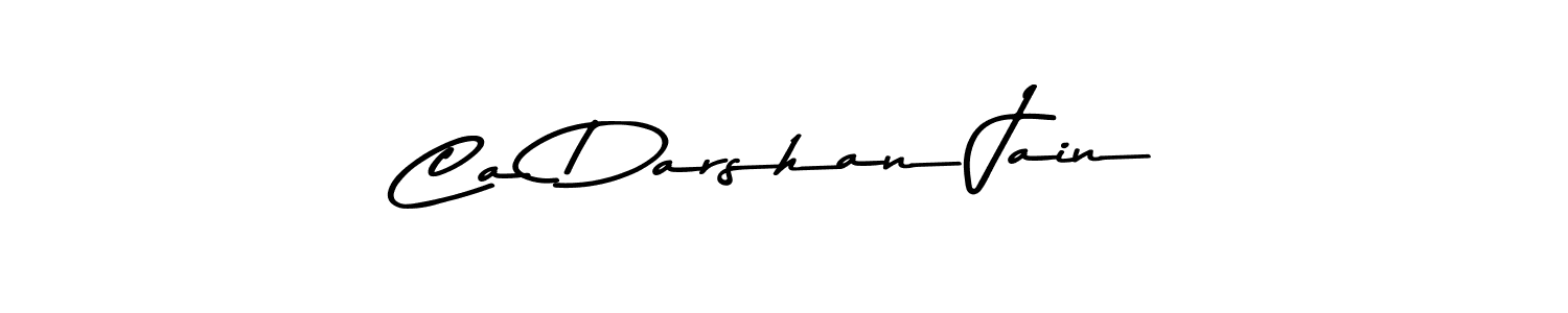 Similarly Asem Kandis PERSONAL USE is the best handwritten signature design. Signature creator online .You can use it as an online autograph creator for name Ca Darshan Jain. Ca Darshan Jain signature style 9 images and pictures png