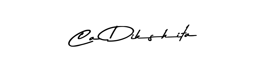Also we have Ca Dikshita name is the best signature style. Create professional handwritten signature collection using Asem Kandis PERSONAL USE autograph style. Ca Dikshita signature style 9 images and pictures png