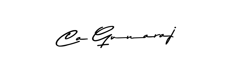 Ca Gunaraj stylish signature style. Best Handwritten Sign (Asem Kandis PERSONAL USE) for my name. Handwritten Signature Collection Ideas for my name Ca Gunaraj. Ca Gunaraj signature style 9 images and pictures png
