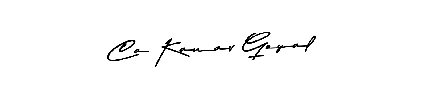 Here are the top 10 professional signature styles for the name Ca Kanav Goyal. These are the best autograph styles you can use for your name. Ca Kanav Goyal signature style 9 images and pictures png