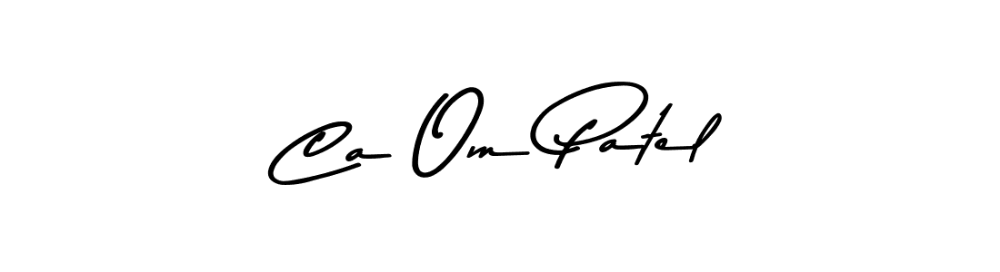 Design your own signature with our free online signature maker. With this signature software, you can create a handwritten (Asem Kandis PERSONAL USE) signature for name Ca Om Patel. Ca Om Patel signature style 9 images and pictures png