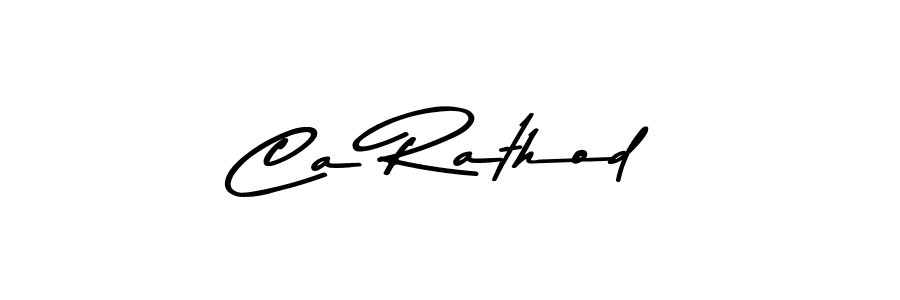 The best way (Asem Kandis PERSONAL USE) to make a short signature is to pick only two or three words in your name. The name Ca Rathod include a total of six letters. For converting this name. Ca Rathod signature style 9 images and pictures png