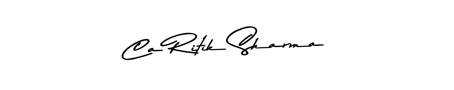 Asem Kandis PERSONAL USE is a professional signature style that is perfect for those who want to add a touch of class to their signature. It is also a great choice for those who want to make their signature more unique. Get Ca Ritik Sharma name to fancy signature for free. Ca Ritik Sharma signature style 9 images and pictures png