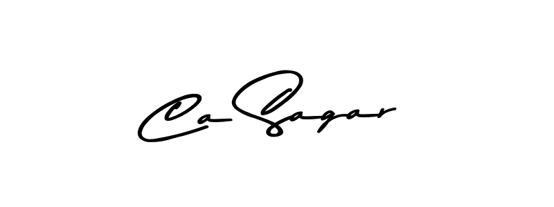 Use a signature maker to create a handwritten signature online. With this signature software, you can design (Asem Kandis PERSONAL USE) your own signature for name Ca Sagar. Ca Sagar signature style 9 images and pictures png