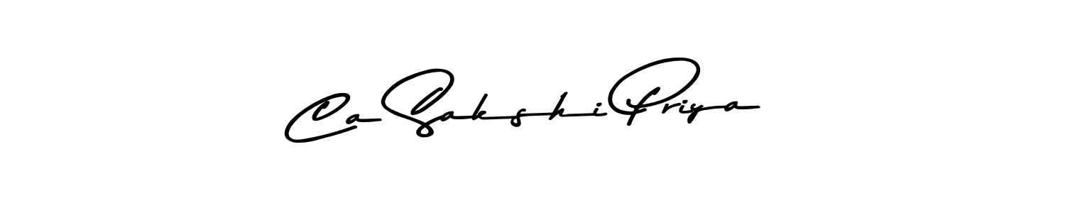 How to make Ca Sakshi Priya signature? Asem Kandis PERSONAL USE is a professional autograph style. Create handwritten signature for Ca Sakshi Priya name. Ca Sakshi Priya signature style 9 images and pictures png