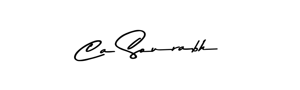 Use a signature maker to create a handwritten signature online. With this signature software, you can design (Asem Kandis PERSONAL USE) your own signature for name Ca Sourabh. Ca Sourabh signature style 9 images and pictures png