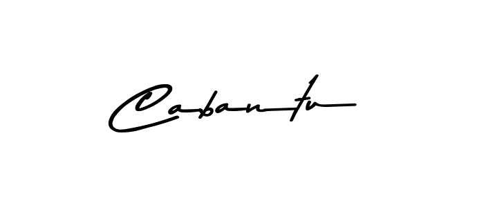 Use a signature maker to create a handwritten signature online. With this signature software, you can design (Asem Kandis PERSONAL USE) your own signature for name Cabantu. Cabantu signature style 9 images and pictures png