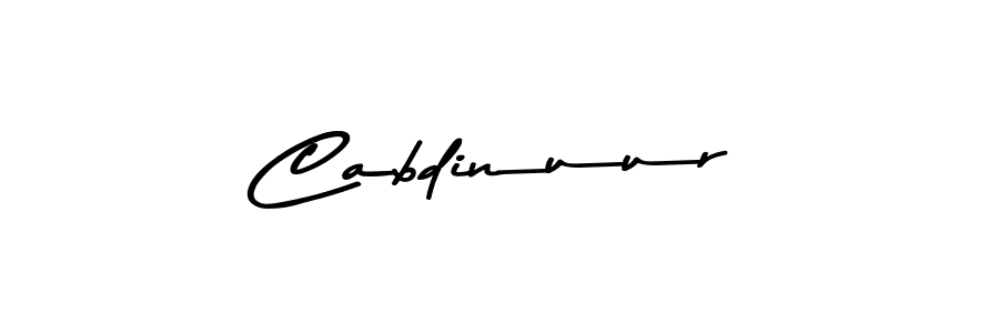 How to make Cabdinuur signature? Asem Kandis PERSONAL USE is a professional autograph style. Create handwritten signature for Cabdinuur name. Cabdinuur signature style 9 images and pictures png